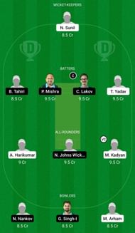 Dream11 Team for VTU-MU Pleven vs Indo-Bulgarian - ECS Bulgaria 2022.
